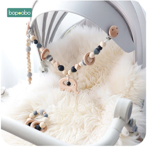 Baby Wooden Mobile Silicone Bead-chappynappy.com