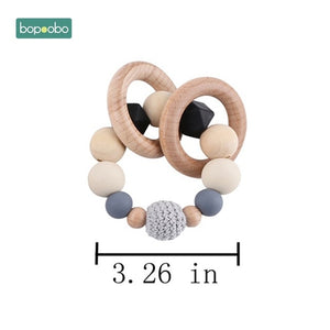 Baby Wooden Mobile Silicone Bead