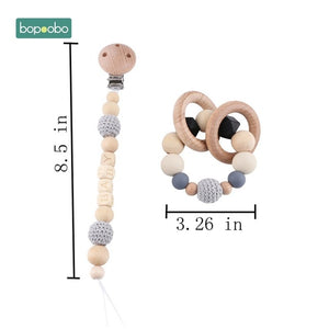 Baby Wooden Mobile Silicone Bead