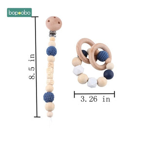 Baby Wooden Mobile Silicone Bead