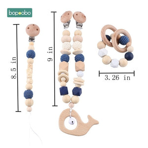 Baby Wooden Mobile Silicone Bead