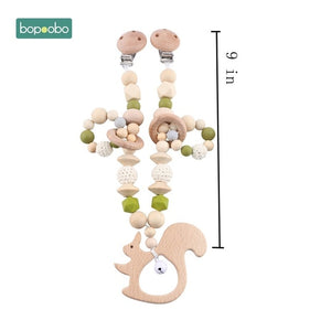 Baby Wooden Mobile Silicone Bead