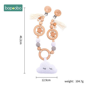 Baby Wooden Mobile Silicone Bead